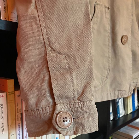 AIGLE linen & cotton jacket, size 44 - Picture 6 of 10
